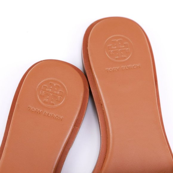 NIB Tory Burch EVERLY Slide Sandals Tan 7 - Picture 5 of 10